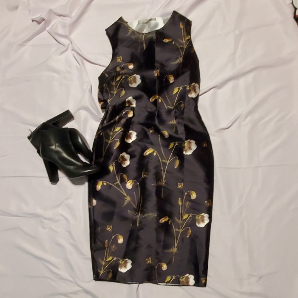 Hope and ivy backless floral dress